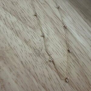 Gorjana 14k gold and diamond necklace